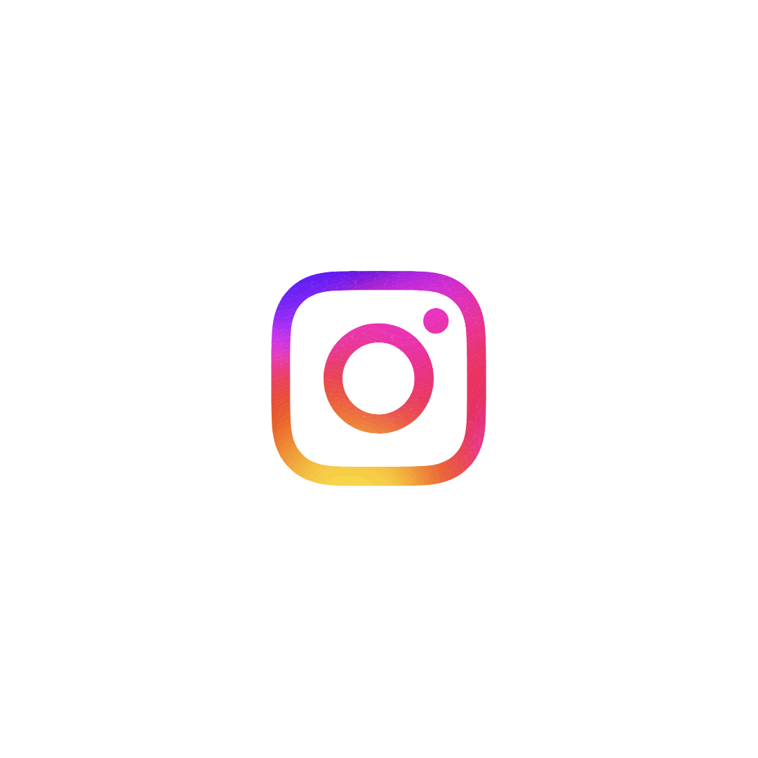 Colorful Instagram logo on a white background