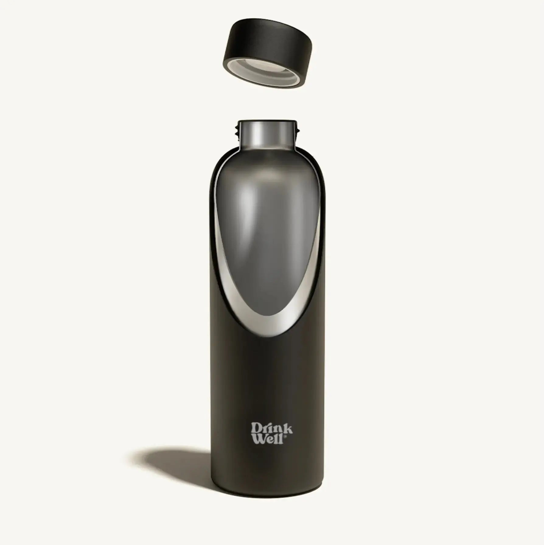 Thermos with temperature indicator 