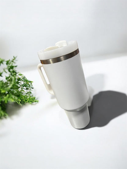 Premium White Stainless Steel Tumbler