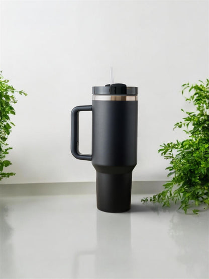 Premium Black Stainless Steel Tumbler
