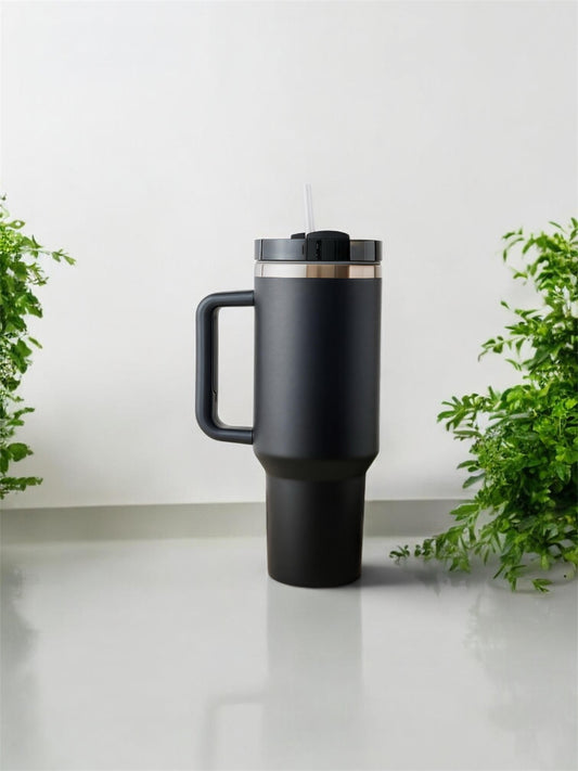 Premium Black Stainless Steel Tumbler