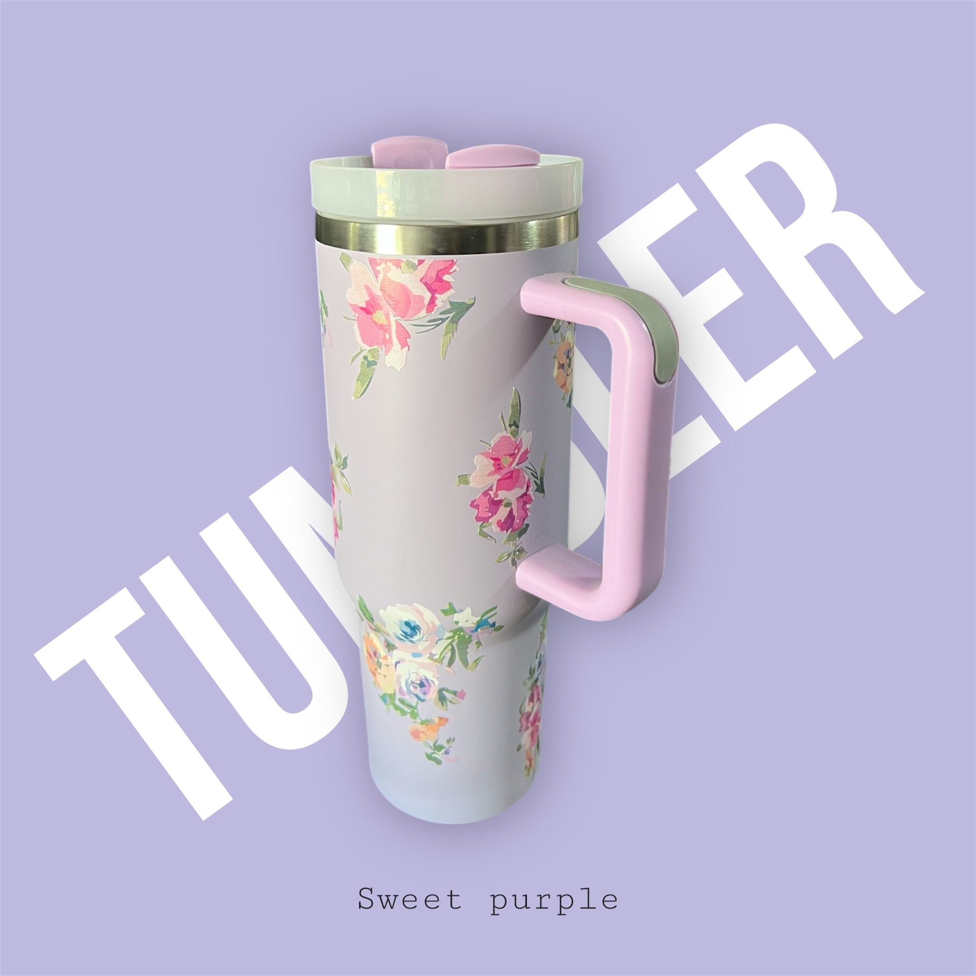 Floral Insulated Tumbler 1.18L | Hot & Cold Stainless Steel Tumbler