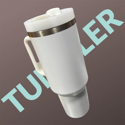 Premium White Stainless Steel Tumbler | 1.18L