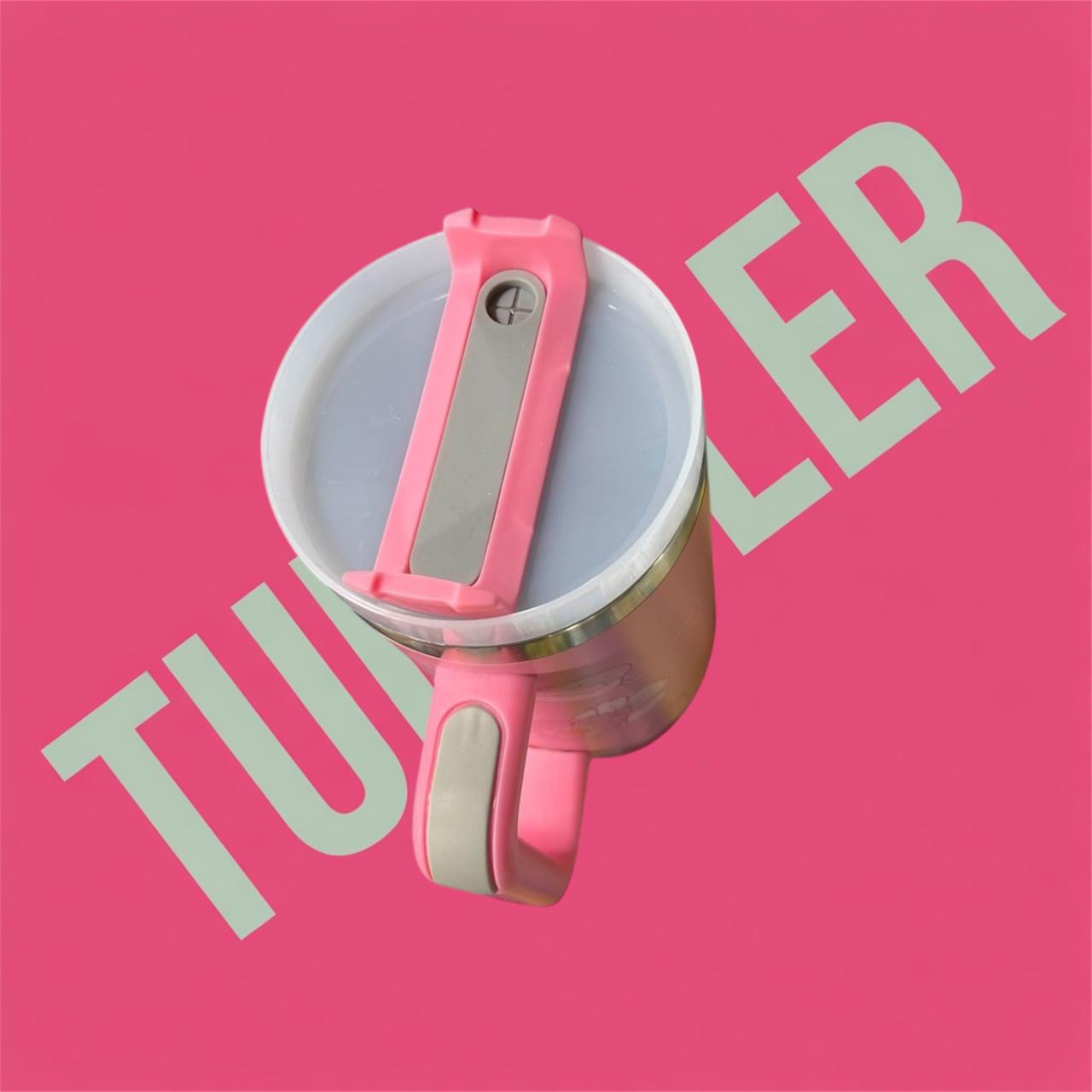 Stainless Steel Tumbler Baby Pink – Keeps Drinks Hot & Cold